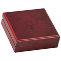 Presentation Rosewood Box For 2 1/2" Medal - Laser Engraved Directly on Box